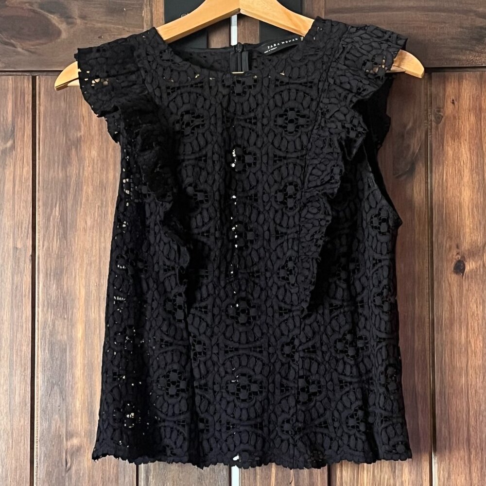 Zara Sheer Lace Top